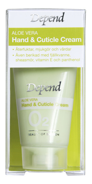 Depend O2 Aloe vera Hand & Cuticle Cream 20ml